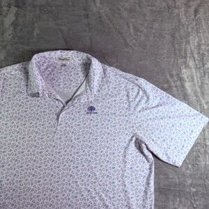 Straight Down Charter Oak XXL Pickleball Print Golf Polo Shirt